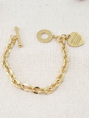 ✨ Gold Chain Statement Bracelet | Chunky Link Bracelet | Elegant & Timeless